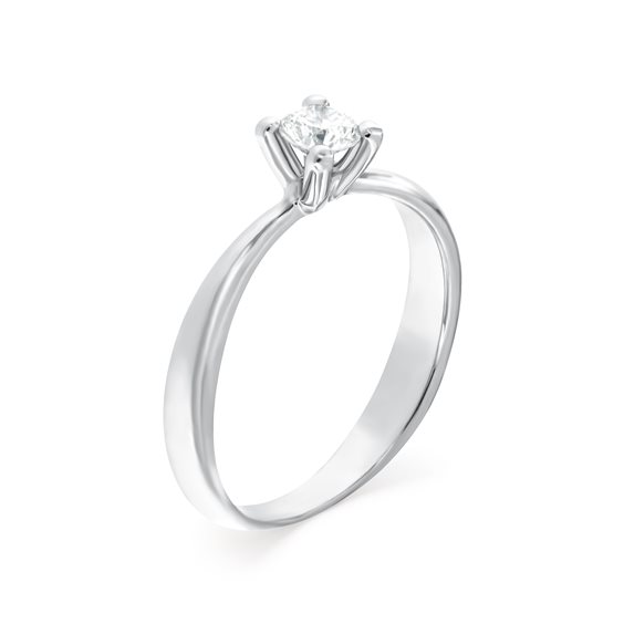 Ring Roman Gioielli Woman in White Gold Diamante 0.50 Ct R1443A22N219M65 - R1443A22N219M65